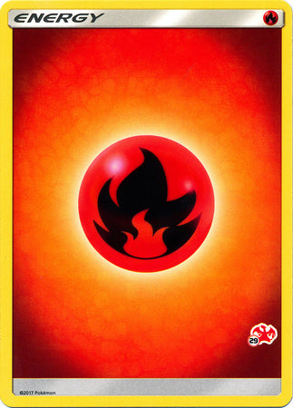 Fire Energy (Charizard Stamp #29) [Battle Academy 2020] | Play N Trade Winnipeg