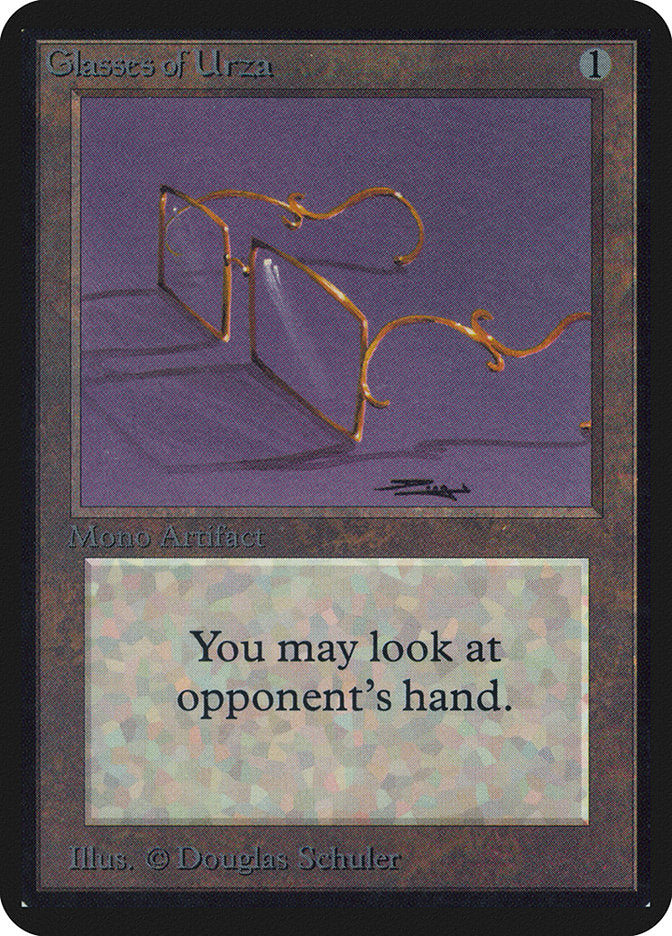 Glasses of Urza [Limited Edition Alpha] | Play N Trade Winnipeg