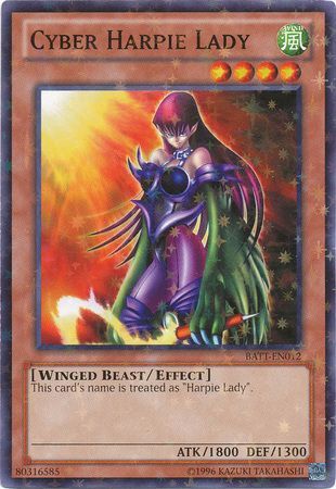 Cyber Harpie Lady [BATT-EN012] Starfoil Rare | Play N Trade Winnipeg