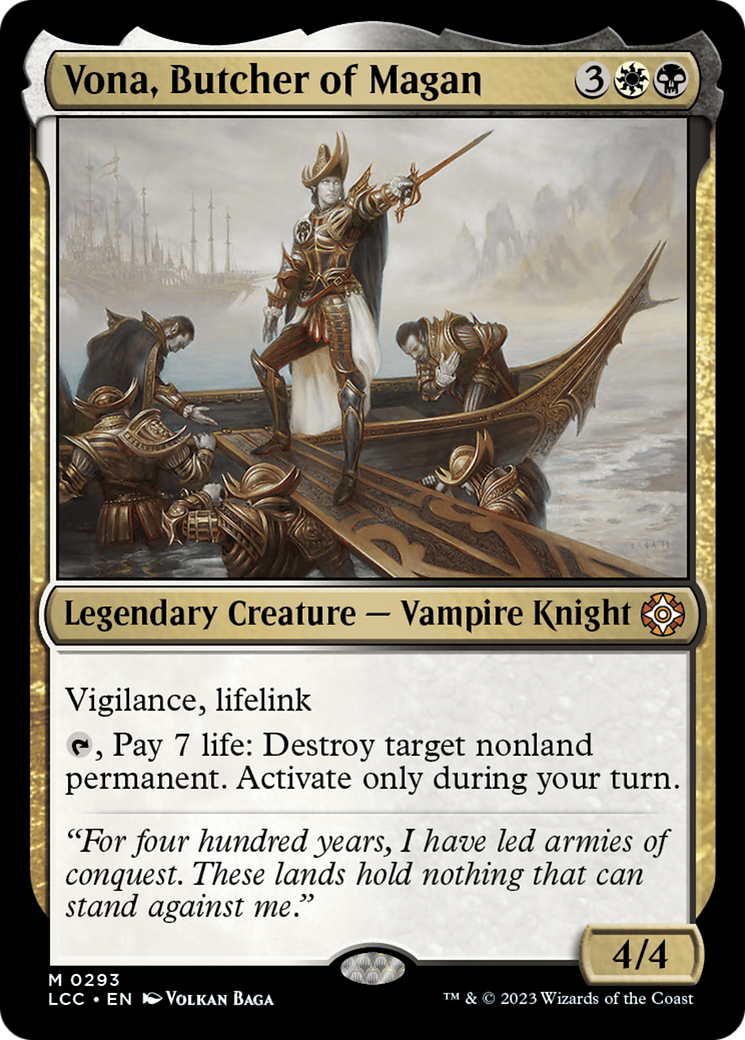 Vona, Butcher of Magan [The Lost Caverns of Ixalan Commander] | Play N Trade Winnipeg