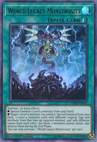 World Legacy Monstrosity [DANE-EN059] Ultra Rare | Play N Trade Winnipeg