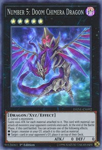 Number 5: Doom Chimera Dragon [DANE-EN092] Super Rare | Play N Trade Winnipeg