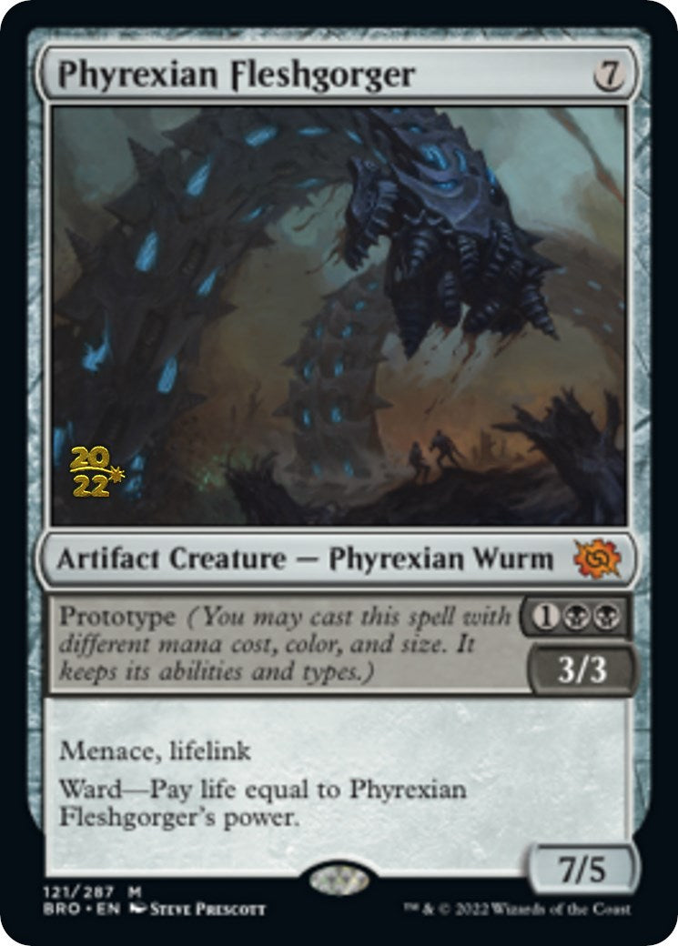 Phyrexian Fleshgorger [The Brothers' War: Prerelease Promos] | Play N Trade Winnipeg