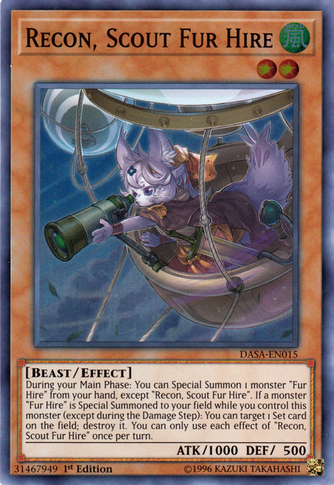 Recon, Scout Fur Hire [DASA-EN015] Super Rare | Play N Trade Winnipeg