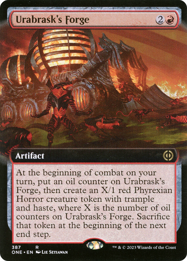 Urabrask's Forge (Extended Art) [Phyrexia: All Will Be One] | Play N Trade Winnipeg