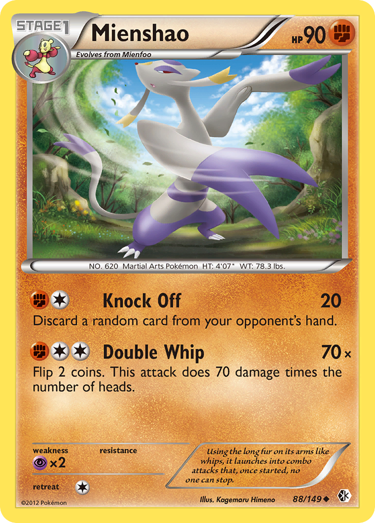 Mienshao (88/149) [Black & White: Boundaries Crossed] | Play N Trade Winnipeg