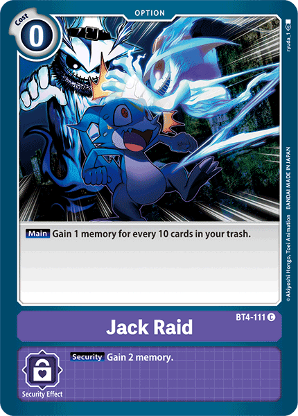 Jack Raid [BT4-111] [Great Legend] | Play N Trade Winnipeg