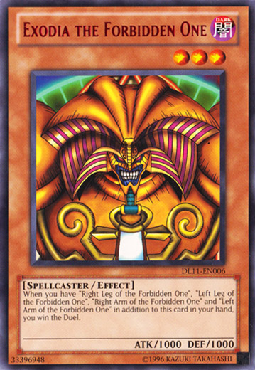 Exodia the Forbidden One (Red) [DL11-EN006] Rare | Play N Trade Winnipeg