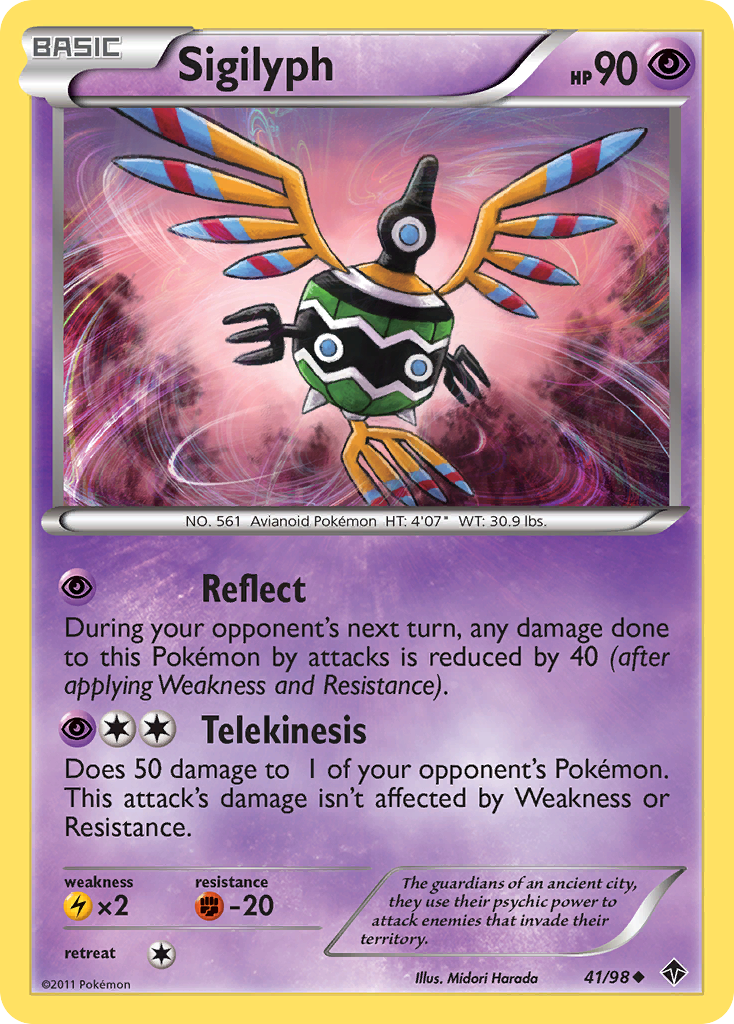 Sigilyph (41/98) [Black & White: Emerging Powers] | Play N Trade Winnipeg