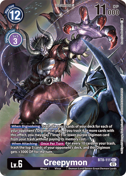 Creepymon [BT8-111] (Alternate Art) [New Awakening] | Play N Trade Winnipeg