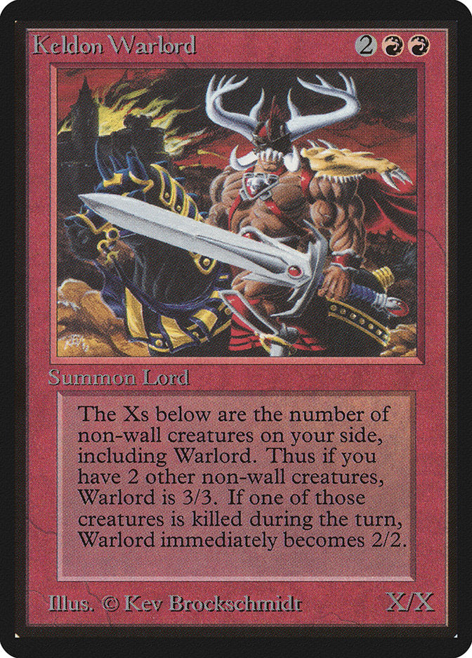 Keldon Warlord [Limited Edition Beta] | Play N Trade Winnipeg