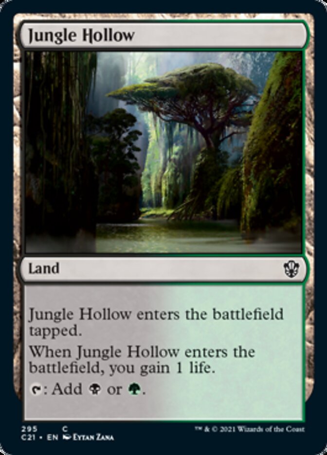 Jungle Hollow [Commander 2021] | Play N Trade Winnipeg