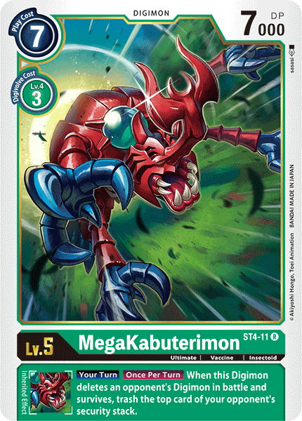 MegaKabuterimon [ST4-11] [Starter Deck: Giga Green] | Play N Trade Winnipeg