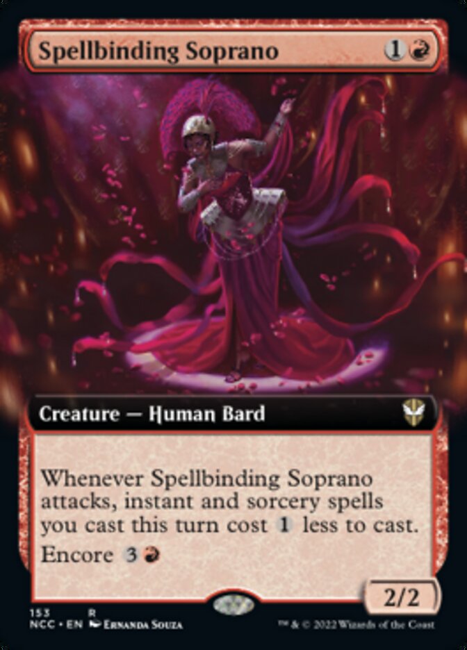 Spellbinding Soprano (Extended Art) [Streets of New Capenna Commander] | Play N Trade Winnipeg