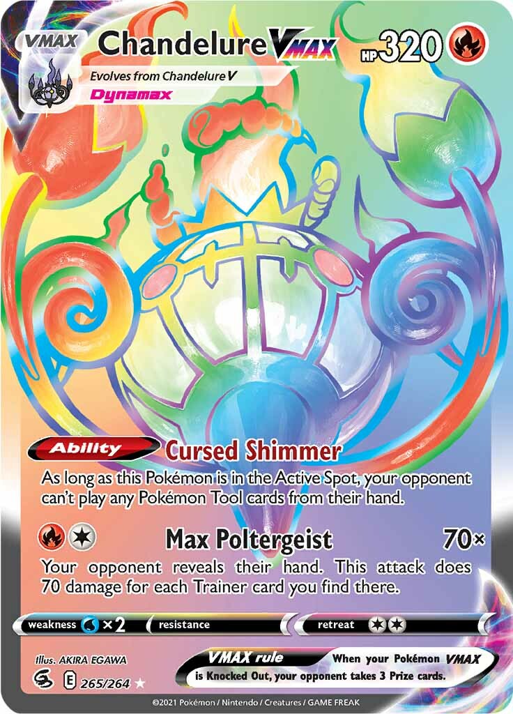 Chandelure VMAX (265/264) [Sword & Shield: Fusion Strike] | Play N Trade Winnipeg