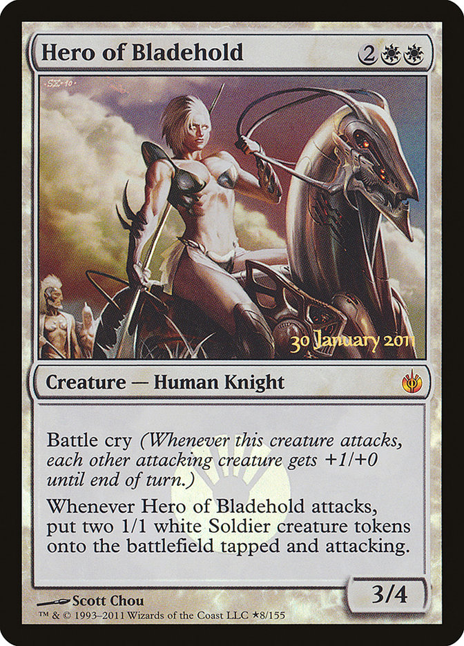 Hero of Bladehold [Mirrodin Besieged Prerelease Promos] | Play N Trade Winnipeg