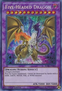 Five-Headed Dragon [BLHR-EN000] Secret Rare | Play N Trade Winnipeg