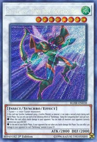 Battlewasp - Hama the Conquering Bow [BLHR-EN038] Secret Rare | Play N Trade Winnipeg