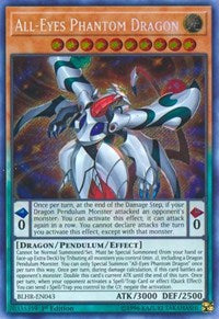 All-Eyes Phantom Dragon [BLHR-EN043] Secret Rare | Play N Trade Winnipeg