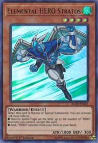 Elemental HERO Stratos [BLHR-EN061] Ultra Rare | Play N Trade Winnipeg