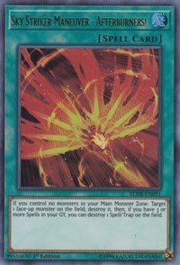 Sky Striker Maneuver - Afterburners! [BLHR-EN091] Ultra Rare | Play N Trade Winnipeg