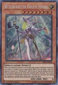 Witchcrafter Golem Aruru [RIRA-EN028] Secret Rare | Play N Trade Winnipeg