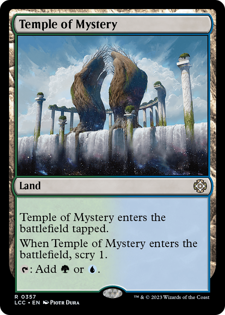 Temple of Mystery [The Lost Caverns of Ixalan Commander] | Play N Trade Winnipeg