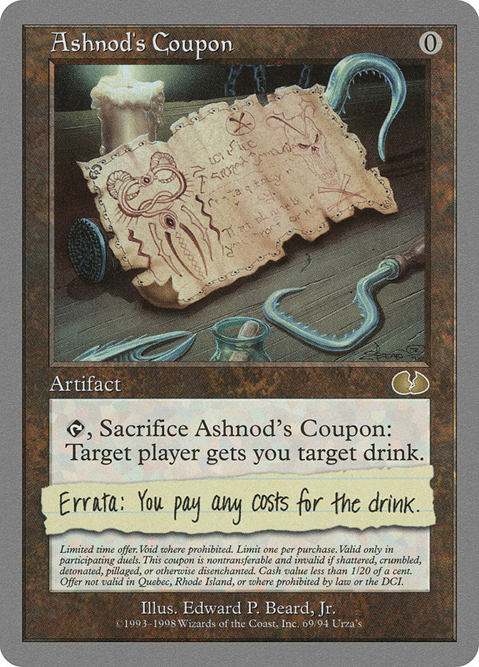 Ashnod's Coupon [Unglued] | Play N Trade Winnipeg