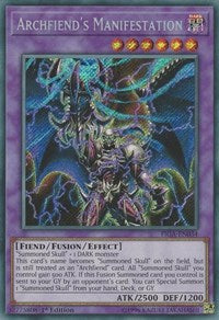 Archfiend's Manifestation [FIGA-EN034] Secret Rare | Play N Trade Winnipeg