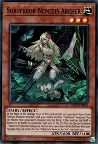 Subterror Nemesis Archer [OP11-EN005] Super Rare | Play N Trade Winnipeg