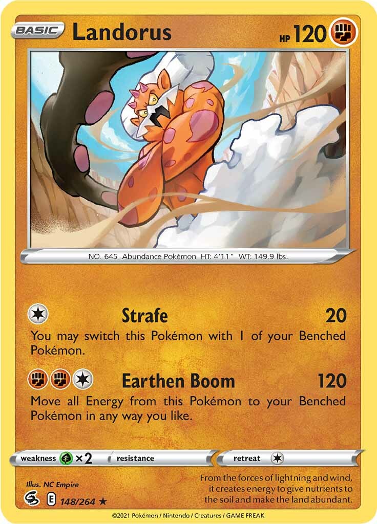 Landorus (148/264) [Sword & Shield: Fusion Strike] | Play N Trade Winnipeg