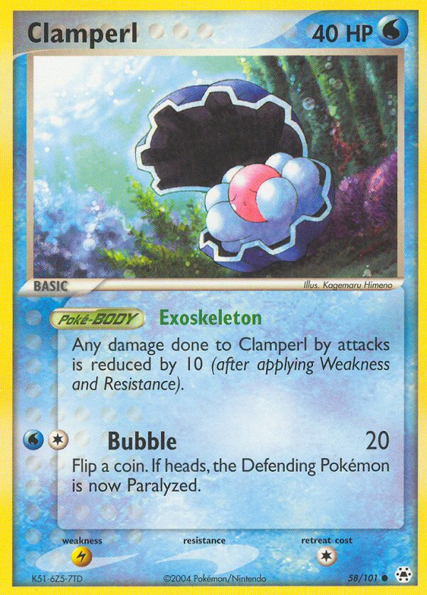 Clamperl (58/101) [EX: Hidden Legends] | Play N Trade Winnipeg