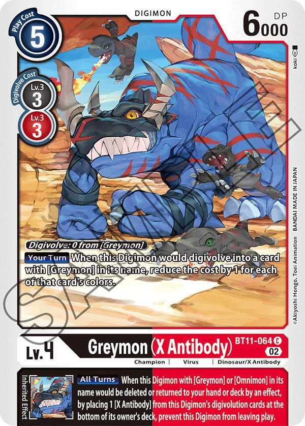 Greymon (X Antibody) [BT11-064] [Dimensional Phase] | Play N Trade Winnipeg