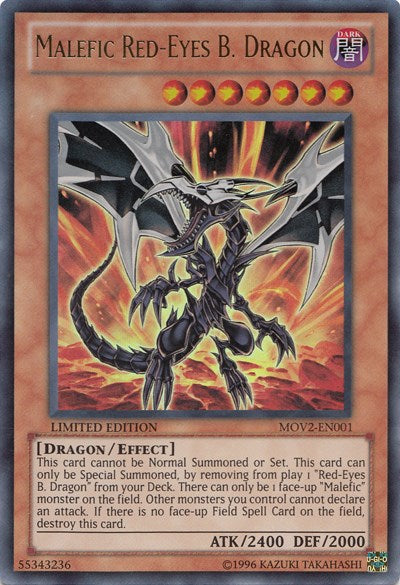 Malefic Red-Eyes B. Dragon [MOV2-EN001] Ultra Rare | Play N Trade Winnipeg