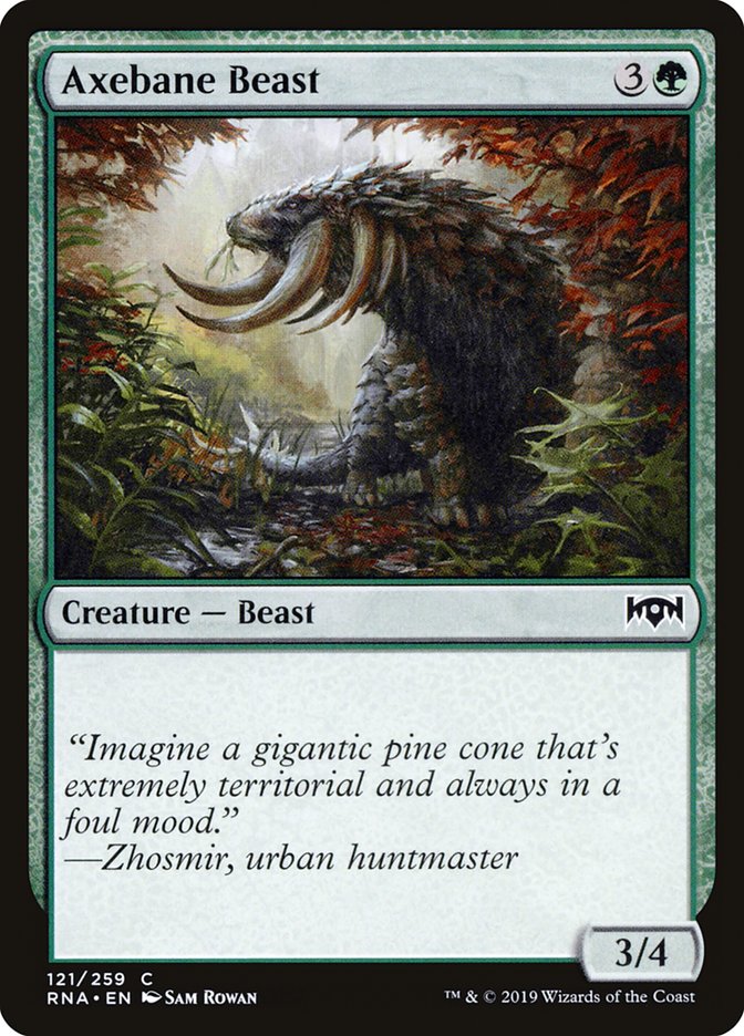 Axebane Beast [Ravnica Allegiance] | Play N Trade Winnipeg