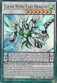 Clear Wing Fast Dragon [DUDE-EN011] Ultra Rare | Play N Trade Winnipeg