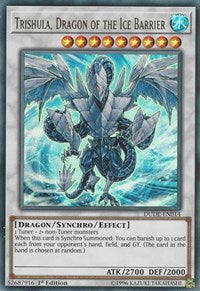 Trishula, Dragon of the Ice Barrier [DUDE-EN014] Ultra Rare | Play N Trade Winnipeg