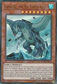 Gameciel, the Sea Turtle Kaiju [DUDE-EN037] Ultra Rare | Play N Trade Winnipeg