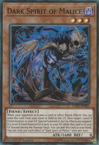 Dark Spirit of Malice [LED5-EN003] Super Rare | Play N Trade Winnipeg