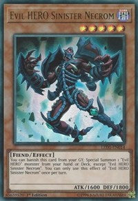 Evil HERO Sinister Necrom [LED5-EN014] Ultra Rare | Play N Trade Winnipeg