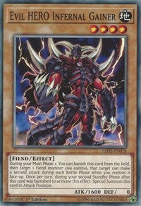 Evil HERO Infernal Gainer [LED5-EN018] Common | Play N Trade Winnipeg