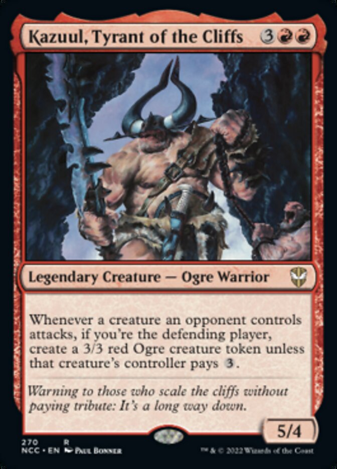 Kazuul, Tyrant of the Cliffs [Streets of New Capenna Commander] | Play N Trade Winnipeg