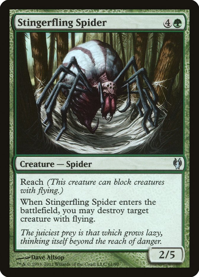 Stingerfling Spider [Duel Decks: Izzet vs. Golgari] | Play N Trade Winnipeg