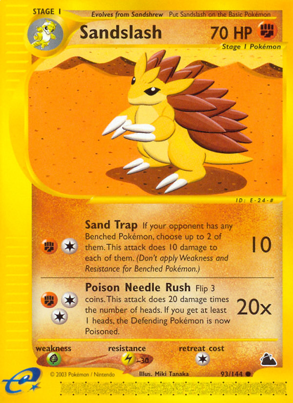 Sandslash (93/144) [Skyridge] | Play N Trade Winnipeg