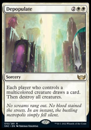 Depopulate (Promo Pack) [Streets of New Capenna Promos] | Play N Trade Winnipeg