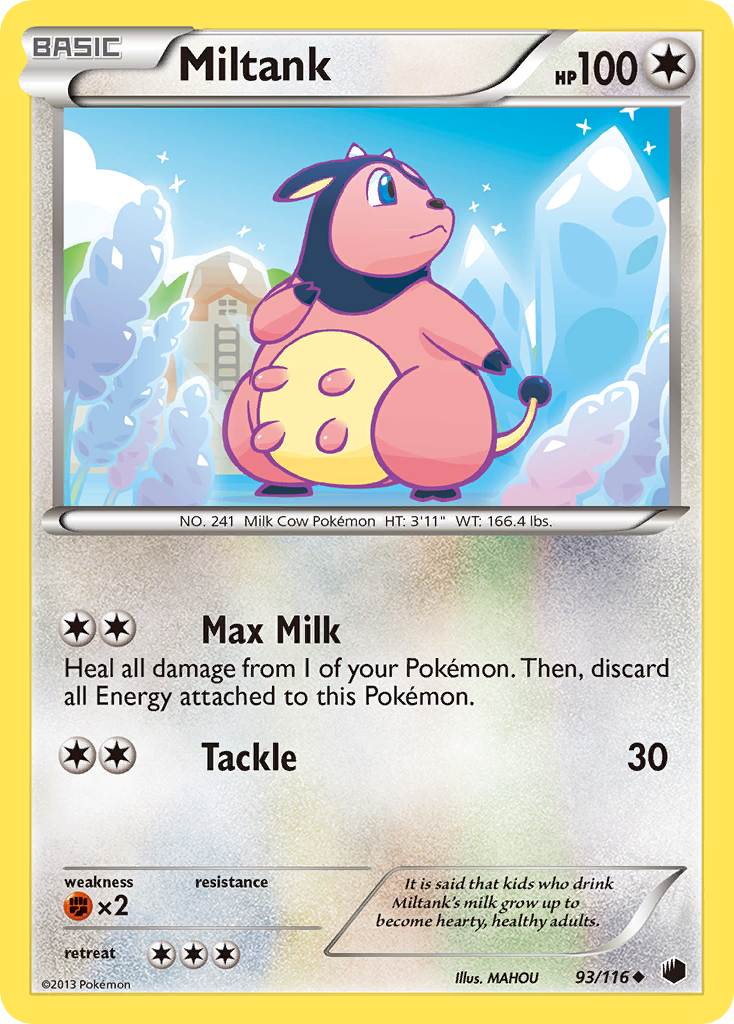 Miltank (93/116) [Black & White: Plasma Freeze] | Play N Trade Winnipeg