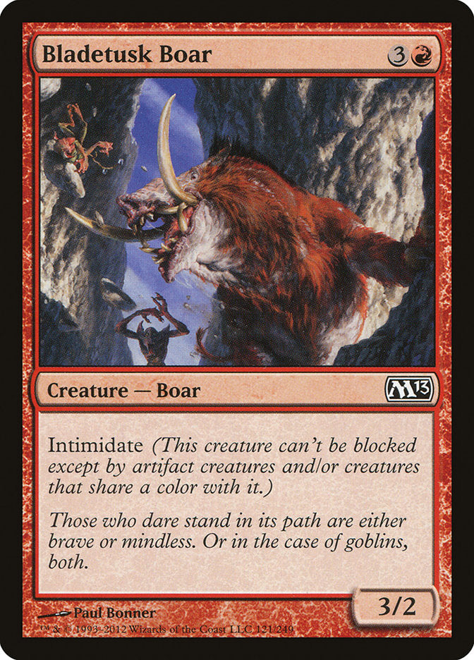 Bladetusk Boar [Magic 2013] | Play N Trade Winnipeg