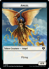 Copy (54) // Angel Double-Sided Token [Commander Masters Tokens] | Play N Trade Winnipeg