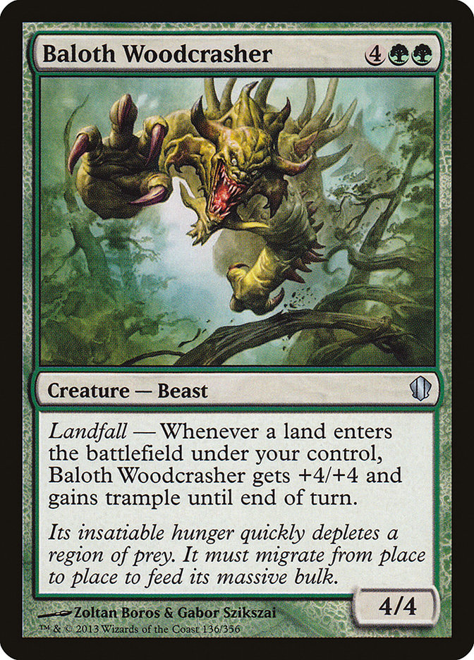 Baloth Woodcrasher [Commander 2013] | Play N Trade Winnipeg