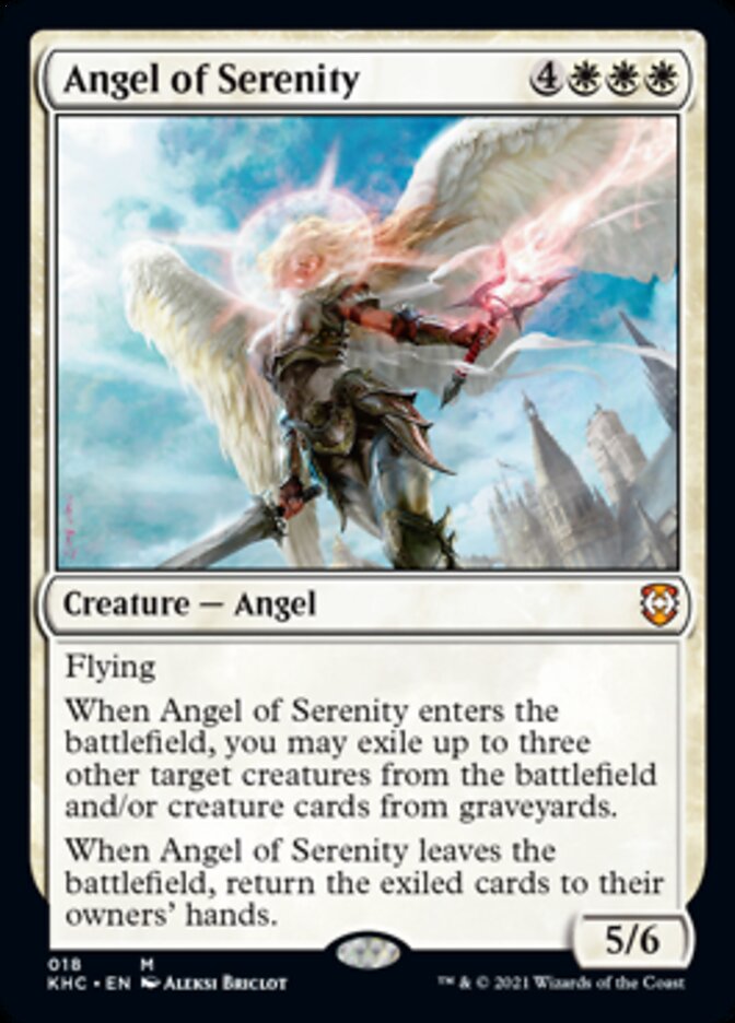 Angel of Serenity [Kaldheim Commander] | Play N Trade Winnipeg